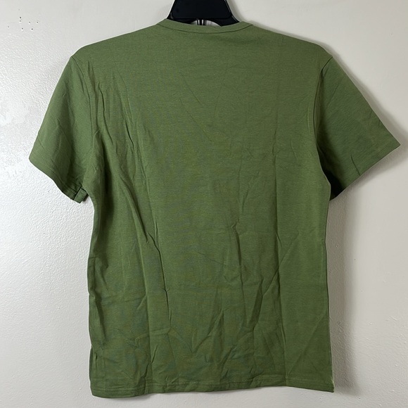 Mark Formelle Green Graphic ARMY Print Tee Shirt Men’s M NWT - Picture 2 of 8